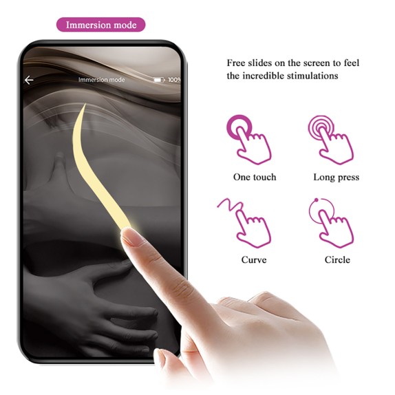 OVETTO VIBRANTE CON APP A QUALSIASI DISTANZA E RICARICABILE ABNER