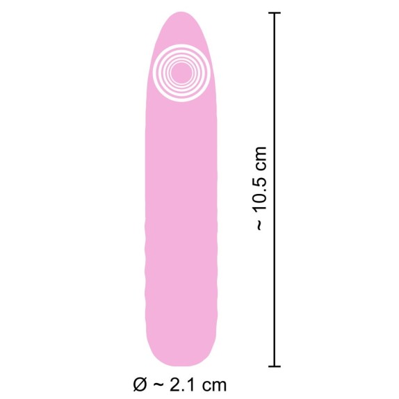 MINI VIBRATORE VAGINALE SEX TOY RICARICABILE IN SILICONE CUTIES