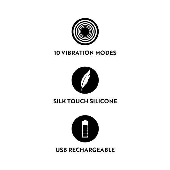 MINI VIBRATORE VAGINALE SEX TOY RICARICABILE IN SILICONE CUTIES