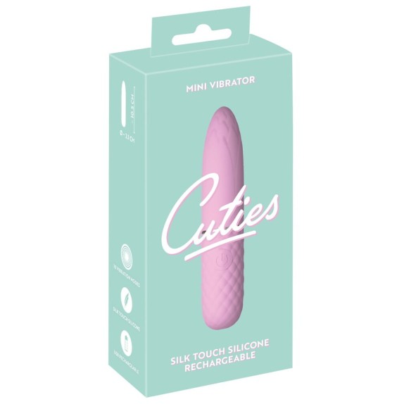 MINI VIBRATORE VAGINALE SEX TOY RICARICABILE IN SILICONE CUTIES