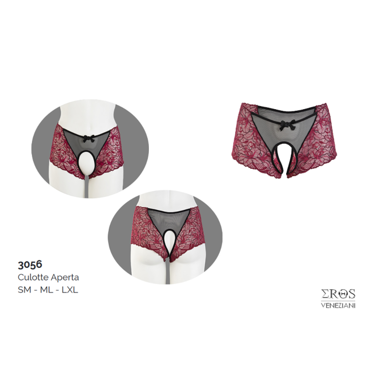 CULOTTE SEXY PER DONNA APERTA SUL CAVALLO EROS VENEZIANI