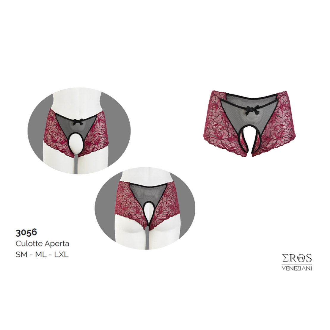 CULOTTE SEXY PER DONNA APERTA SUL CAVALLO EROS...
