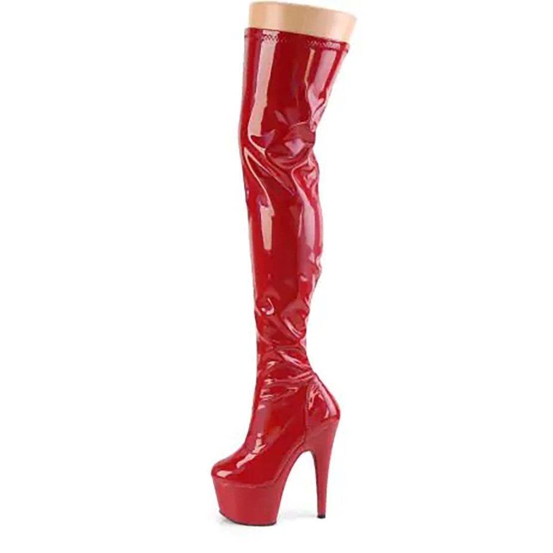 STIVALI SEXY NUMERI GRANDI TACCO 18 cm IN...
