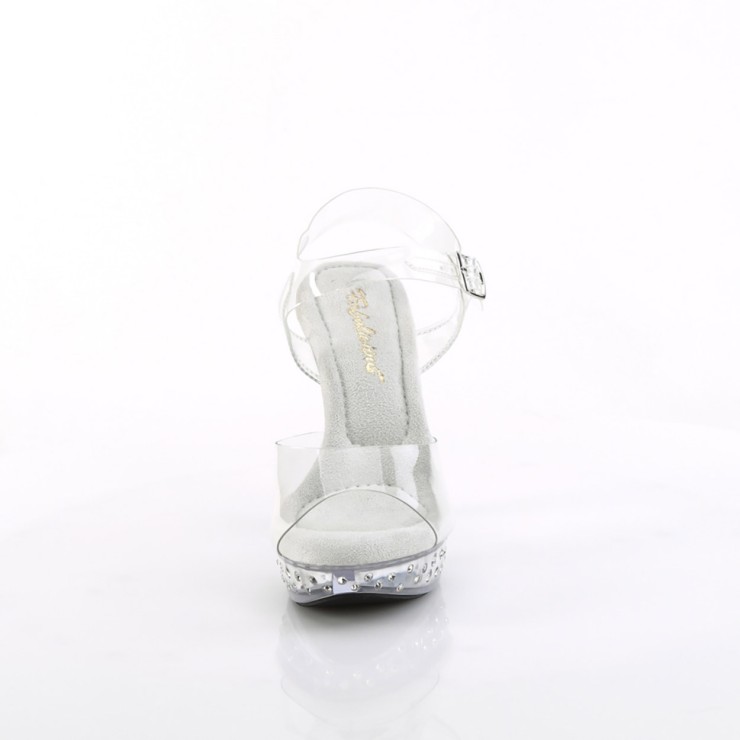 SANDALO SEXY PER DONNA TACCO 12 cm CON STRASS COCKTAIL... 2