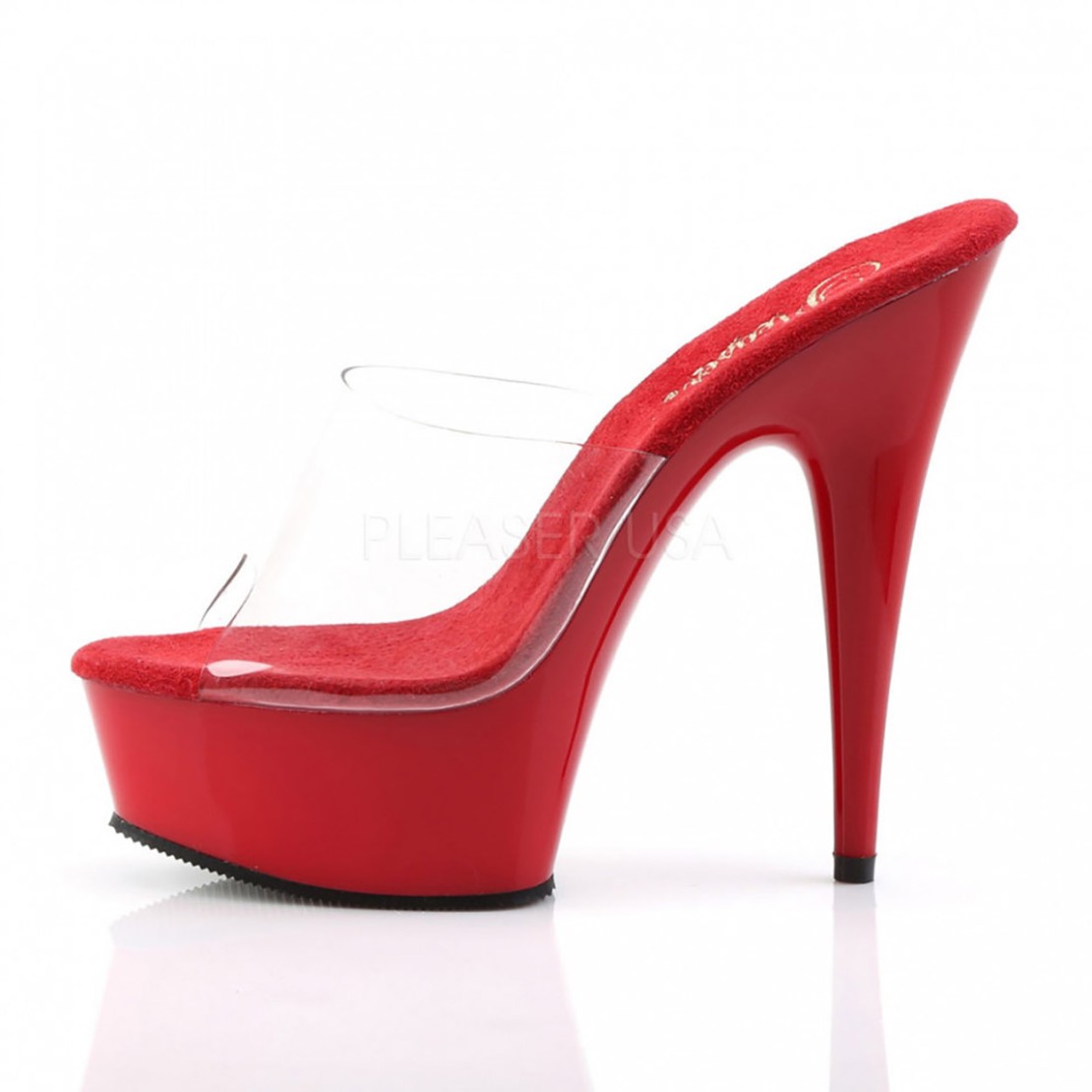 SANDALI SEXY PER DONNA TACCO 15 cm ROSSI...