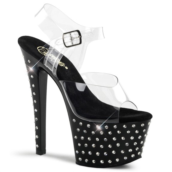 copy of SANDALO SEXY STARDUST 18 CM CON CINTURINO E STRASS POLE LAP DANCE