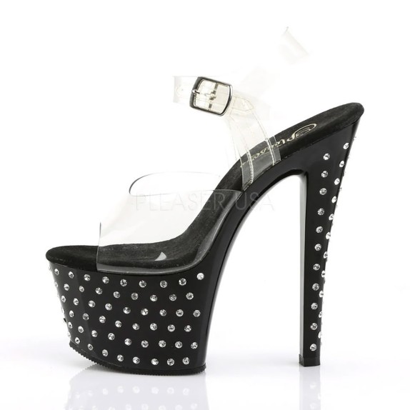 copy of SANDALO SEXY STARDUST 18 CM CON CINTURINO E STRASS POLE LAP DANCE