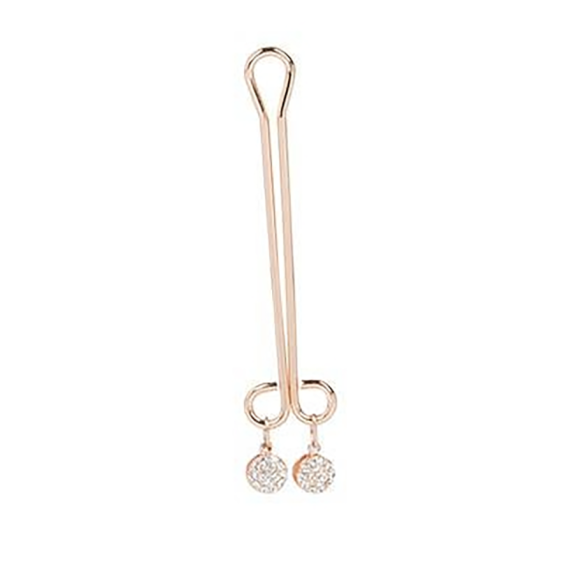 GIOIELLO PINZETTA PER VAGINA E LABBRA CON BRILLANTINI CRYSTAL INTIMATE CLIP