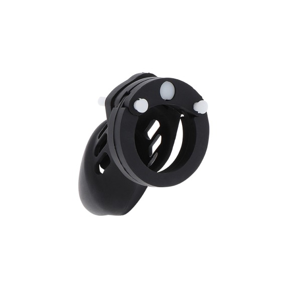 CINTURA DI CASTITA' PER UOMO SEX TOY IN SILICONE NERO EXTREME PENIS GEAR