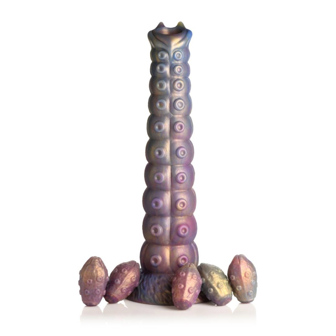 DILDO TENTACOLO CAVO CON UOVA LARVA GRANDI...