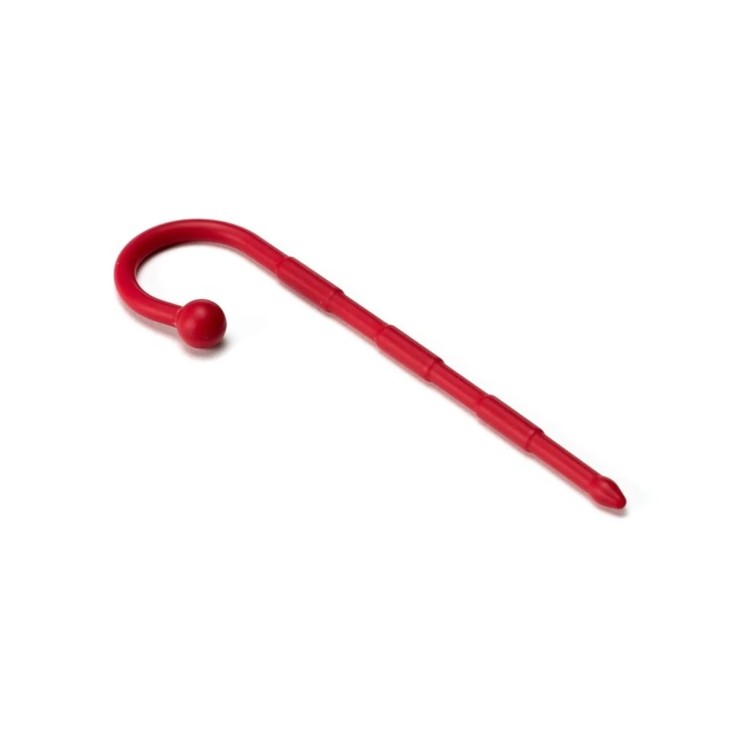 SONDA URETRALE IN SILICONE FLESSIBILE ROSSO 12.7 CM