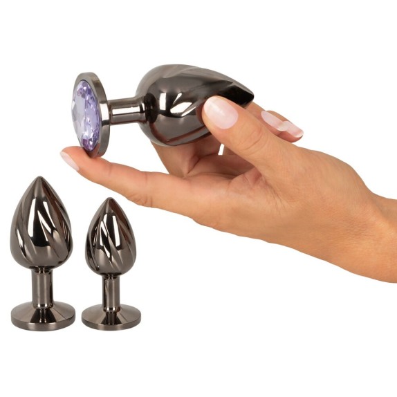 copy of SET 3 PLUG ANALE CON GIOIELLO CON DESIGN A SPIRALE ANOS