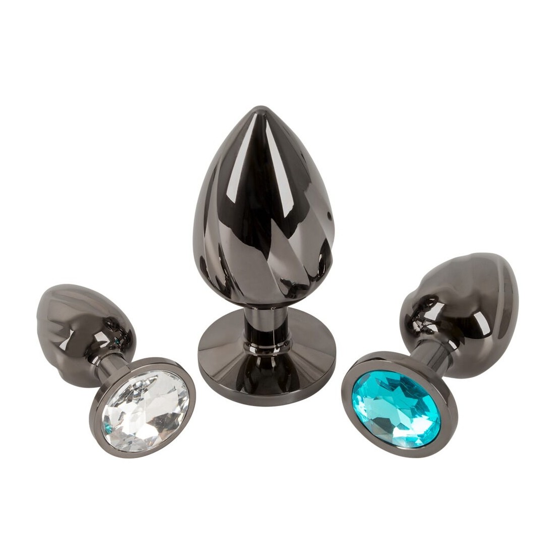 SET 3 PLUG ANALE CON PESO E GIOIELLO CON DESIGN...