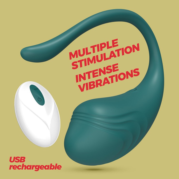OVETTO VAGINALE VIBRANTE SEX TOY WIRELESS RICARICABILE... 2