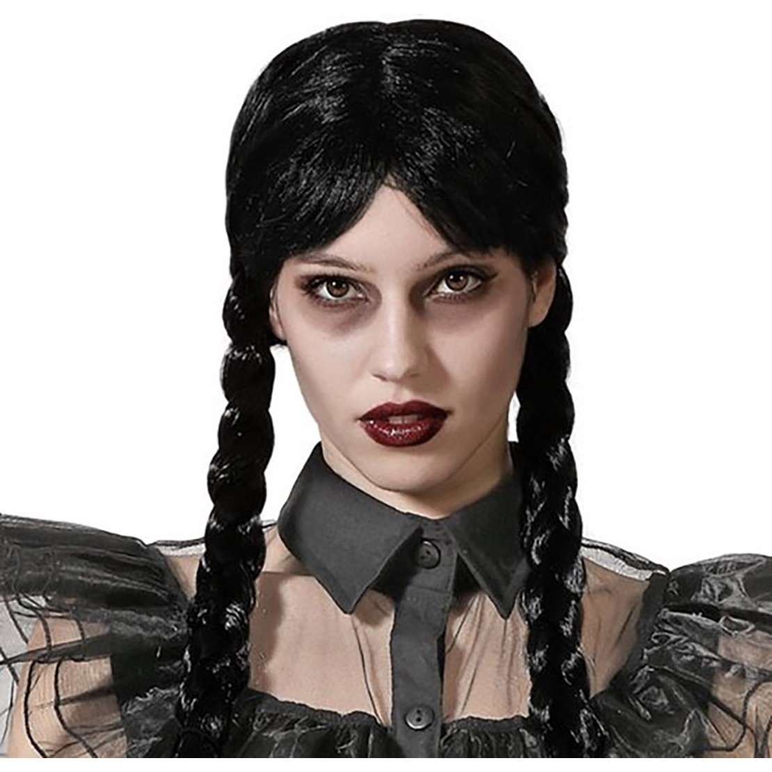 PARRUCCA SEXY HALLOWEEN DA MERCOLEDI' ADDAMS...