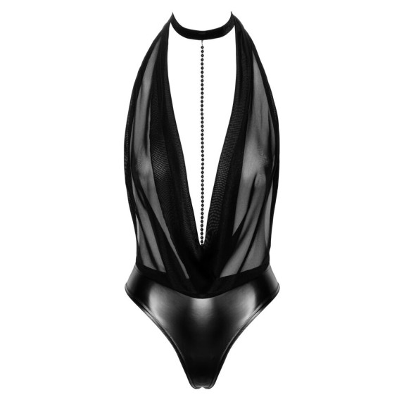 BODY SEXY PER DONNA AMPIO SCOLLO CON CATENINA E SCHIENA SCOPERTA