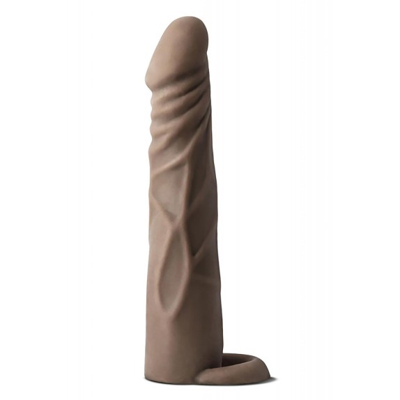 COCK XTENDER GUAINA PROLUNGA CON ANELLO MORBIDA MARRONE BLUSH