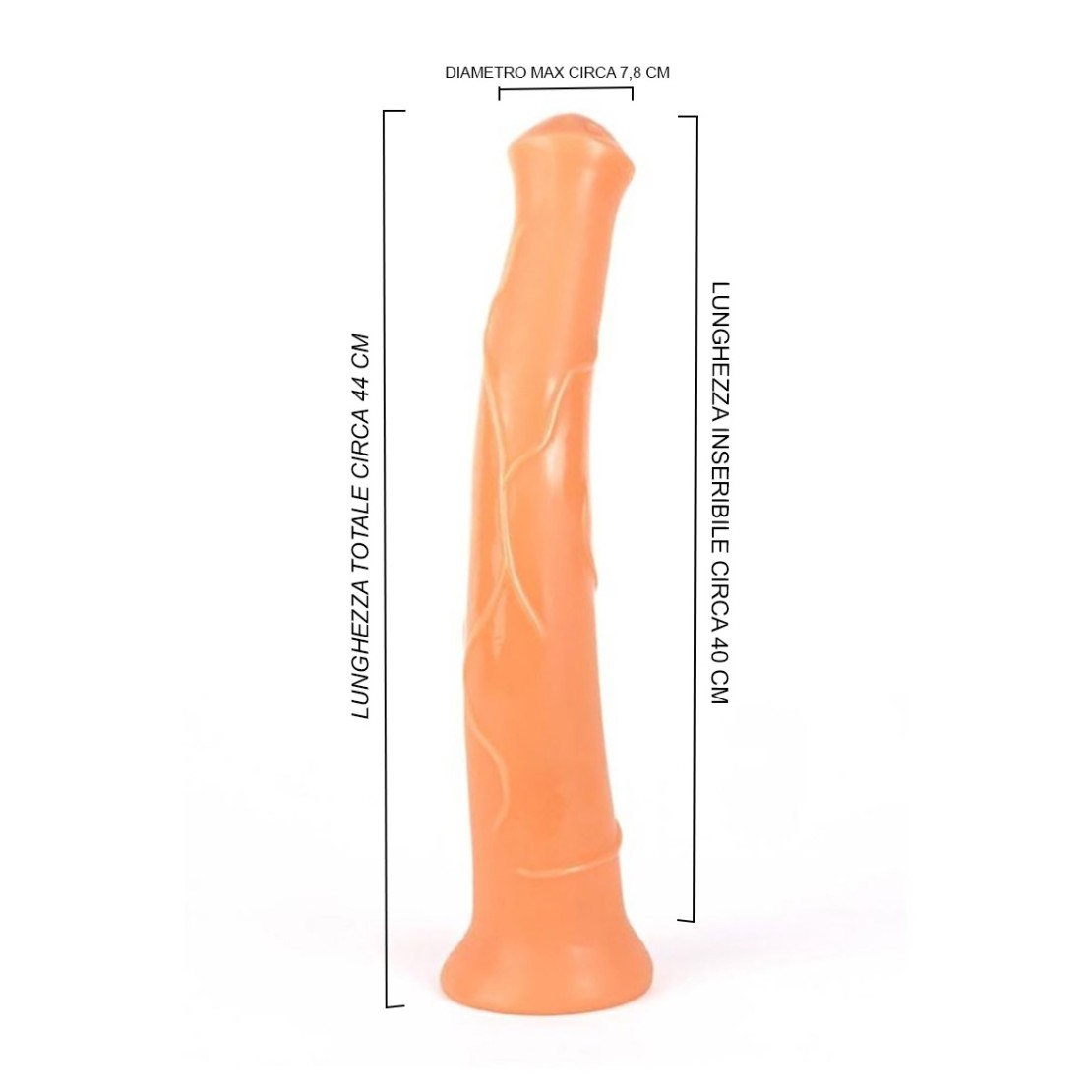 DILDO DI CAVALLO SEX TOY GRANDE COLOR CARNE CON...