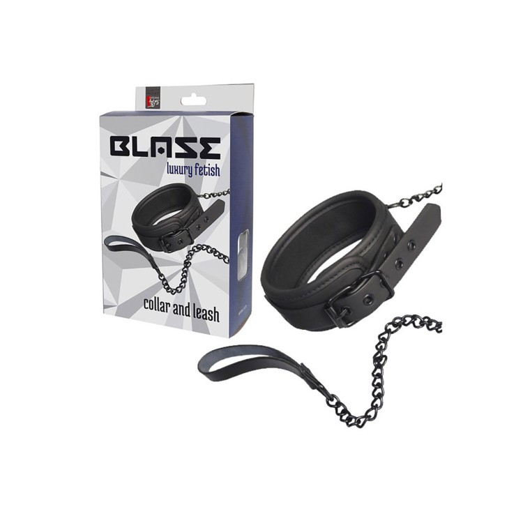 COLLARE CON GUINZAGLIO SEX TOY NERO