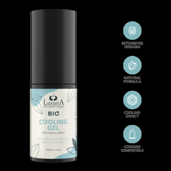 GEL STIMOLANTE PER DONNA AD EFFETTO FREDDO LUXURIA BIO