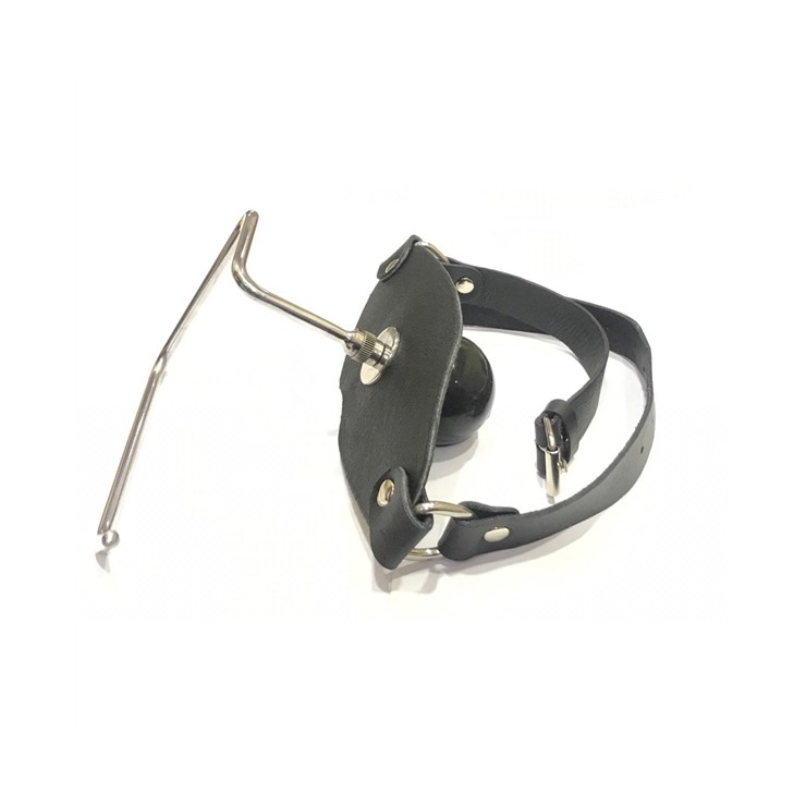 MORSO BALL GAG IN PELLE DA SCHIAVO THE HOLDER