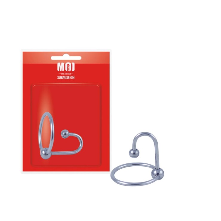 ANELLO IN METALLO PER GLANDE SEX TOY CON SPERMASTOPPER