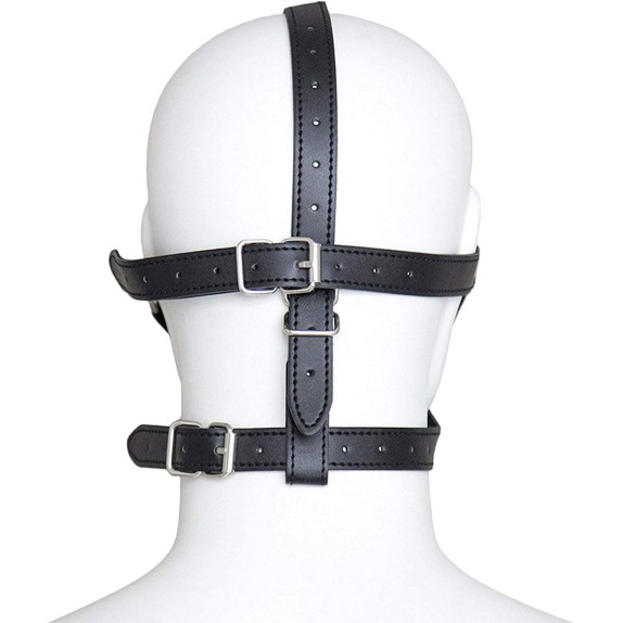 MASCHERA CON BENDA E BALL GAG PER GIOCHI DI COPPIA SADOMASO