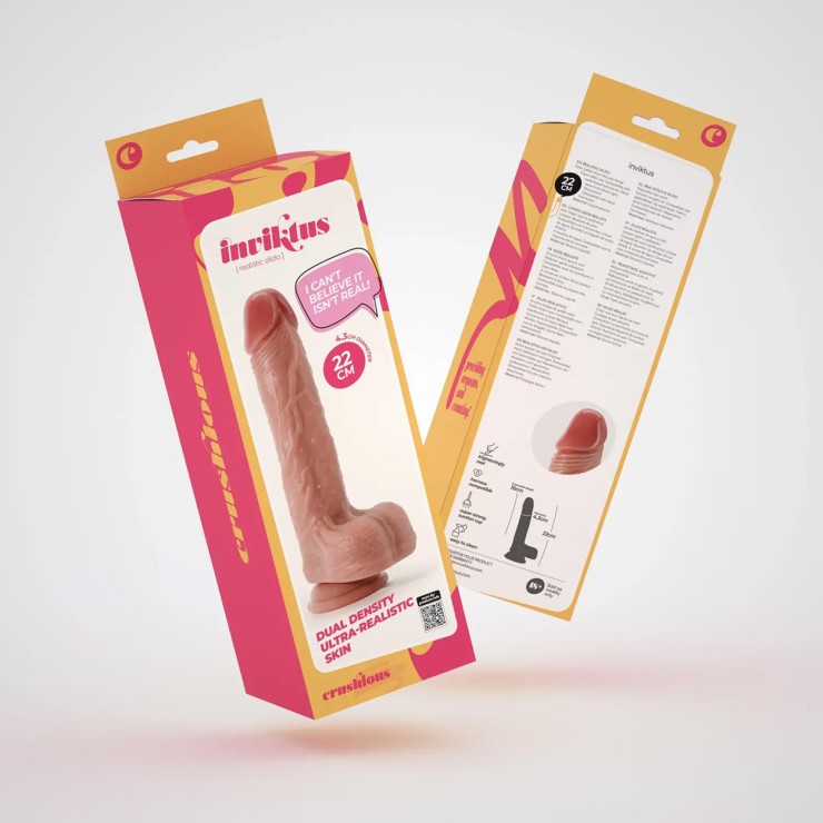 FALLO REALISTICO SEXY CON VENTOSA E TESTICOLI IN SILICONE...