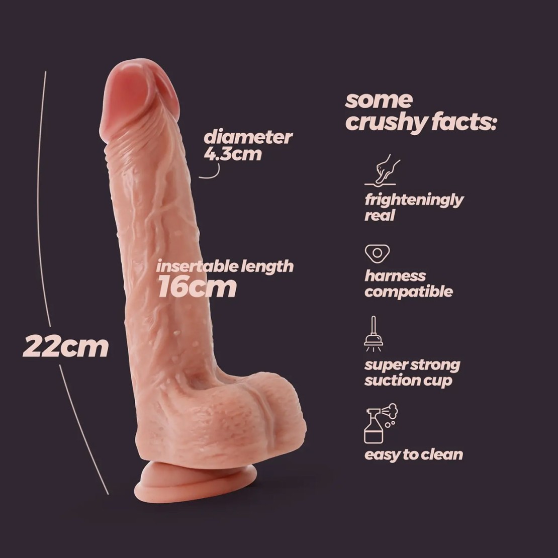 FALLO REALISTICO SEXY CON VENTOSA E TESTICOLI...