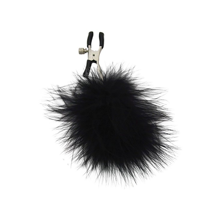 PON CLAMPS PINZETTE PER CAPEZZOLI SEXY NERE CON PON PON 2