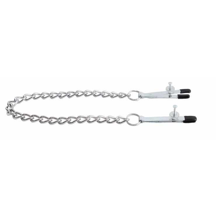 PINZETTE GRANDI PER CAPEZZOLI SEX TOY LONG THIN CHAIN