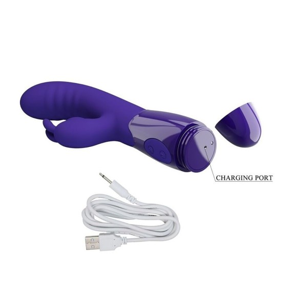 VIBRATORE RABBIT PER DONNA CON LINGUETTA RICARICABILE CERBERUS