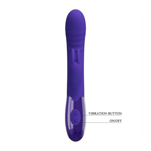 VIBRATORE RABBIT PER DONNA CON LINGUETTA RICARICABILE CERBERUS