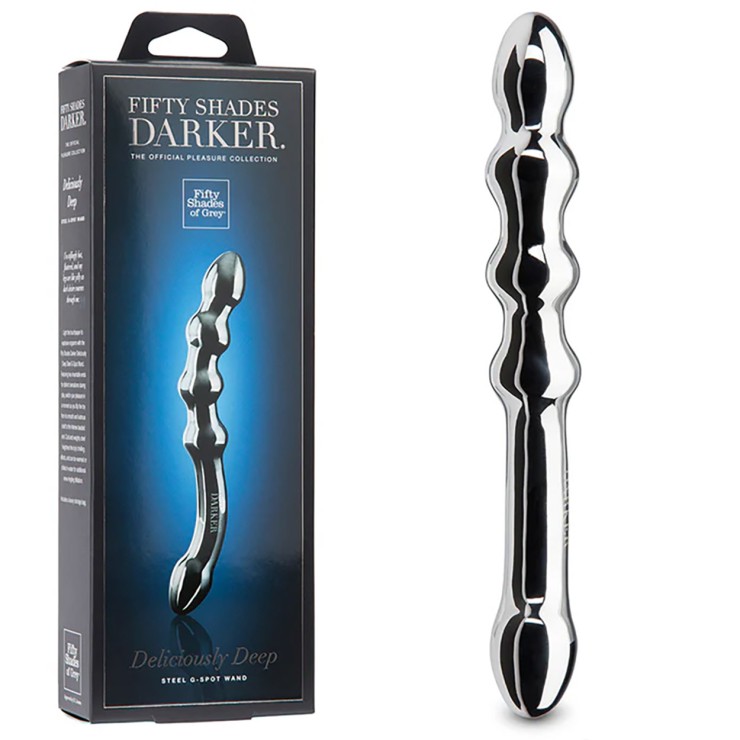 DILDO DOPPIO IN ACCIAIO DI CINQUANTA SFUMATURE DELICIOUSLY