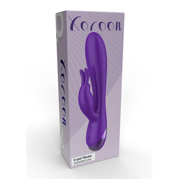 VIBRATORE RABBIT PER DONNA IN SILICONE UNLIMITED LOVE XOCOON