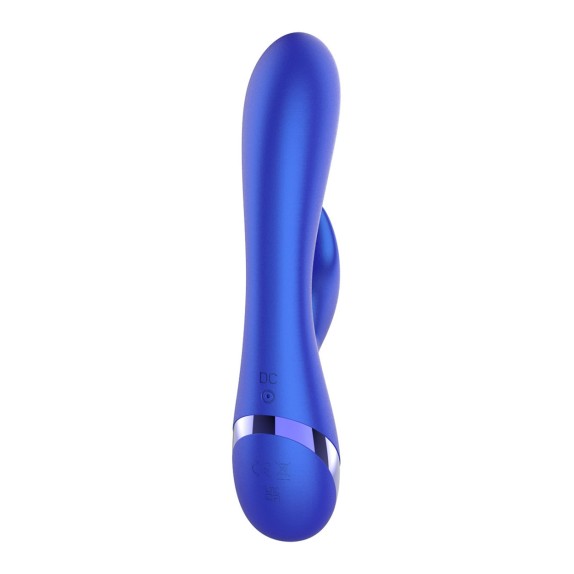 VIBRATORE RABBIT BLU METALLIZZATO PER DONNA EVERLASTING LOVE XOCOON