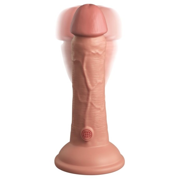 FALLO REALISTICO VIBRANTE DA 15 CM IN SILICONE KING COCK ELITE