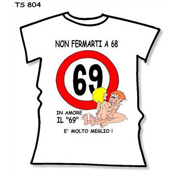MAGLIETTA SEXY SCHERZOSA CON STAMPA DIVERTENTE NON...