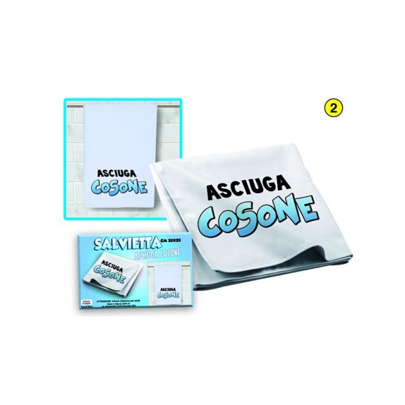 ASCIUGAMANO PICCOLO COSINA E COSONE ARTICOLO SCHERZOSO SEXY