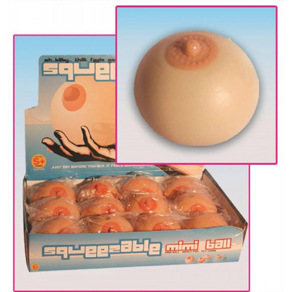 PALLINA ANTISTRESS A FORMA DI SENO ARTICOLO...