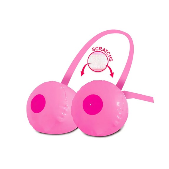 MAXI TETTE GONFIABILI DA INDOSSARE GADGET SCHERZOSO