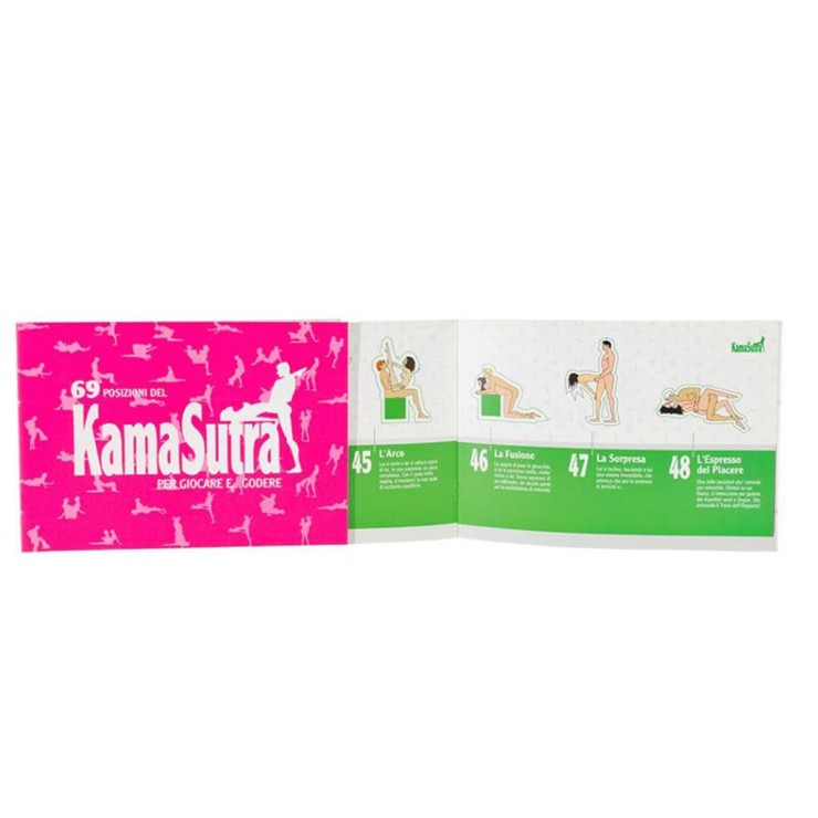 LIBRO SEXY DEL KAMASUTRA CON 69 POSIZIONI ILLUSTRATE GADGET