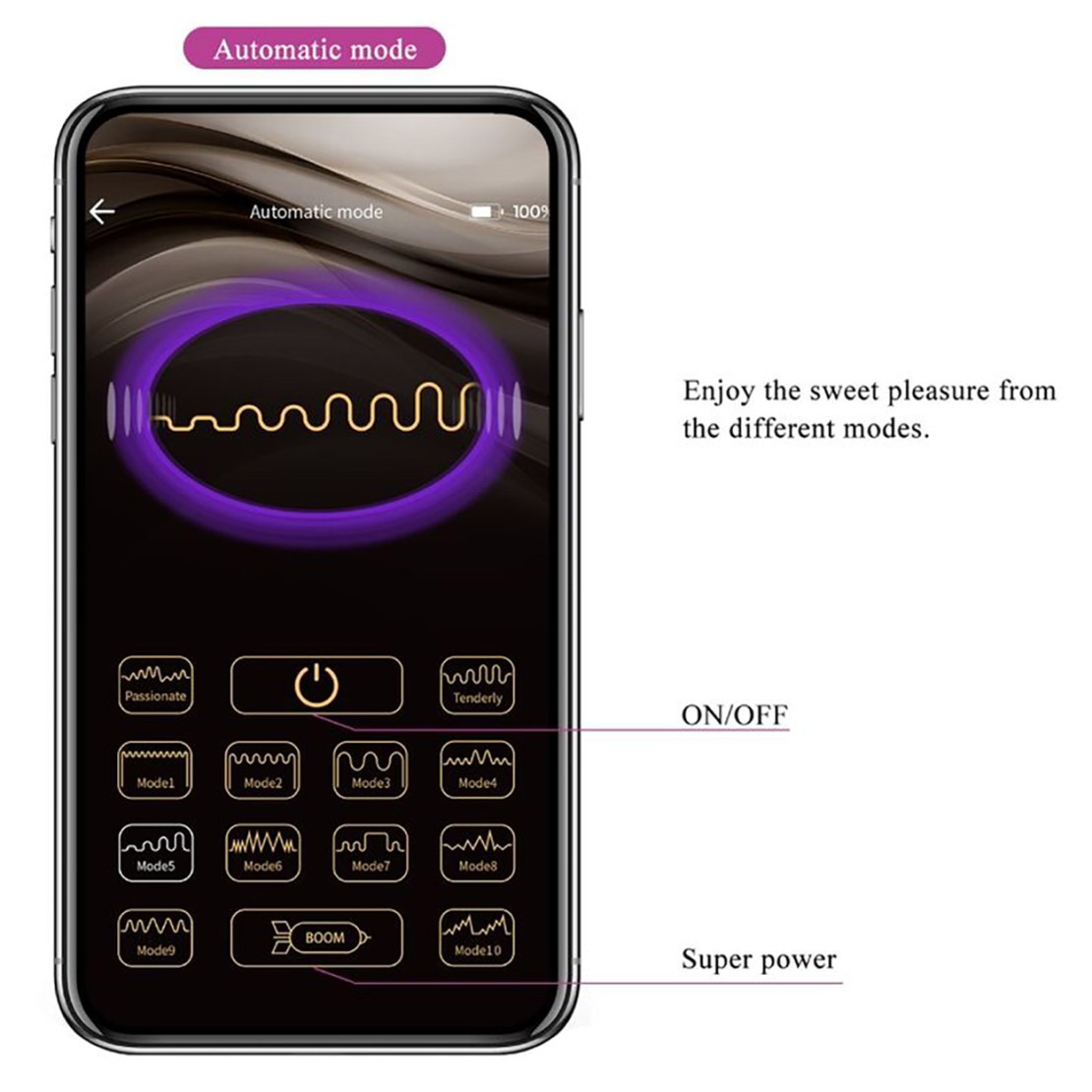 STIMOLATORE DOPPIO PER DONNA VIBRATORE CON APP...