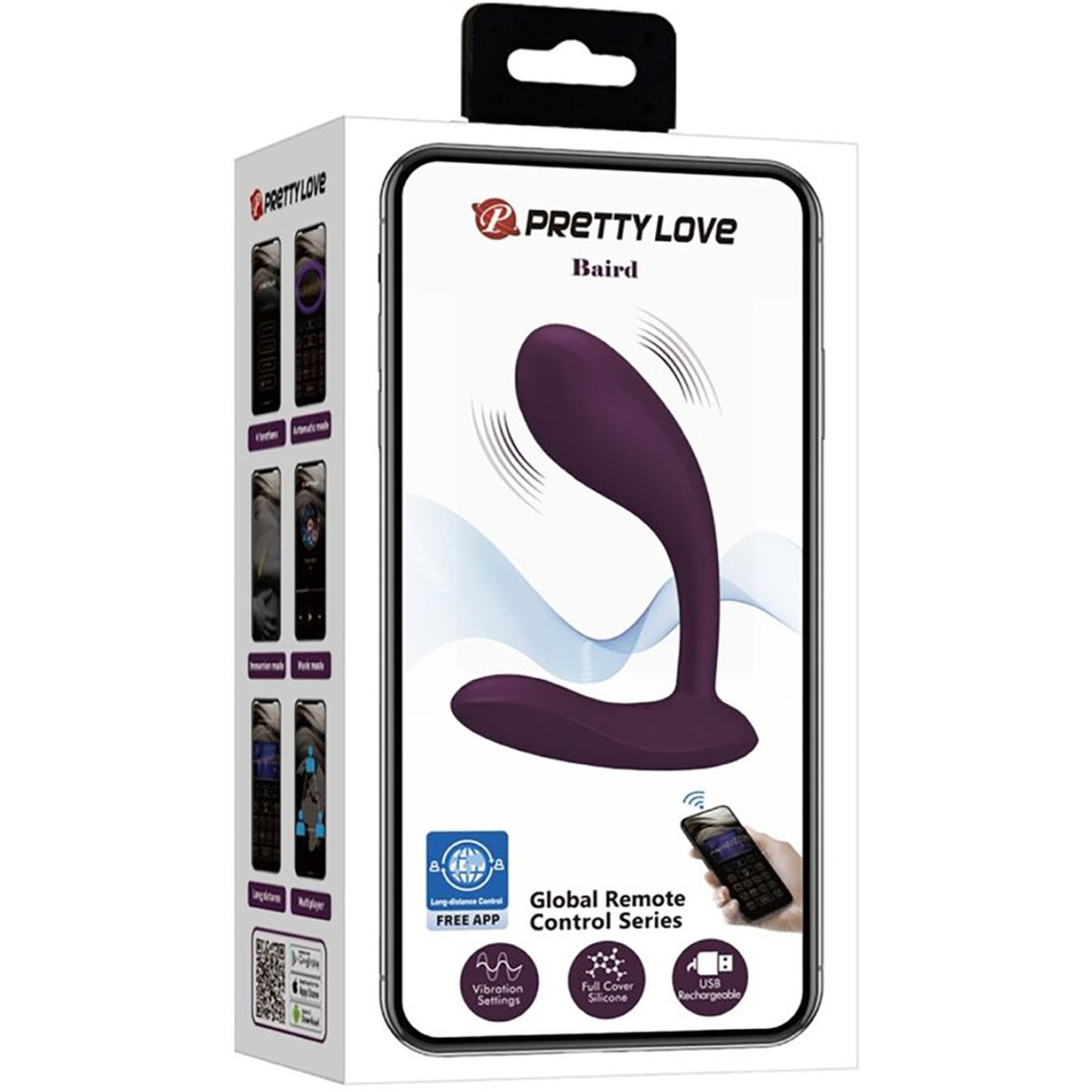 STIMOLATORE DOPPIO PER DONNA VIBRATORE CON APP...