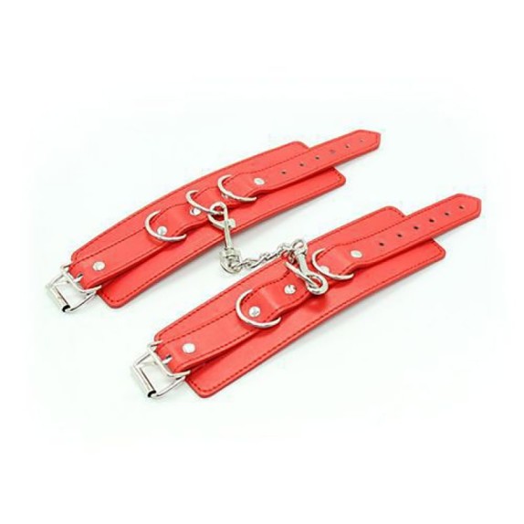 MANETTE SEXY PER GIOCHI DI COPPIA REGOLABILI BELT RED
