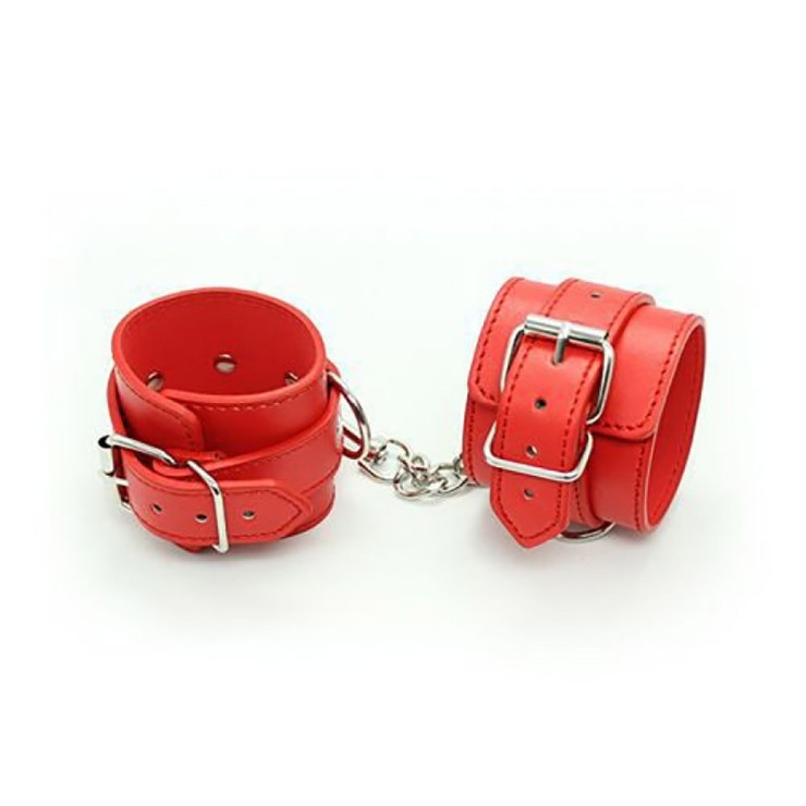 MANETTE SEXY PER GIOCHI DI COPPIA REGOLABILI BELT RED 2
