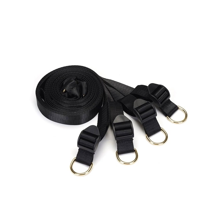 CINGHIE CON ANELLO DA LETTO PER IMMOBILIZZAZIONE BDSM