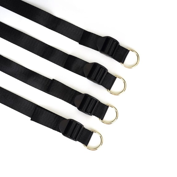 CINGHIE CON ANELLO DA LETTO PER IMMOBILIZZAZIONE BDSM