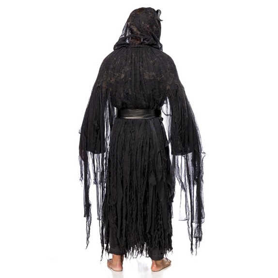 COSTUME TRAVESTIMENTO DA BAFOMETTO OCCULTO TONACA MASCHERA E ACCESSORI