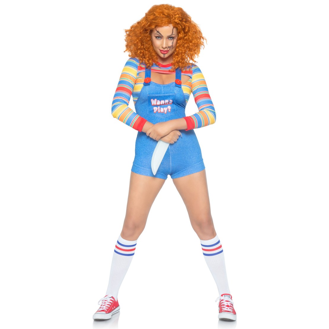 COSTUME TRAVESTIMENTO SEXY CHUCKY BAMBOLA...